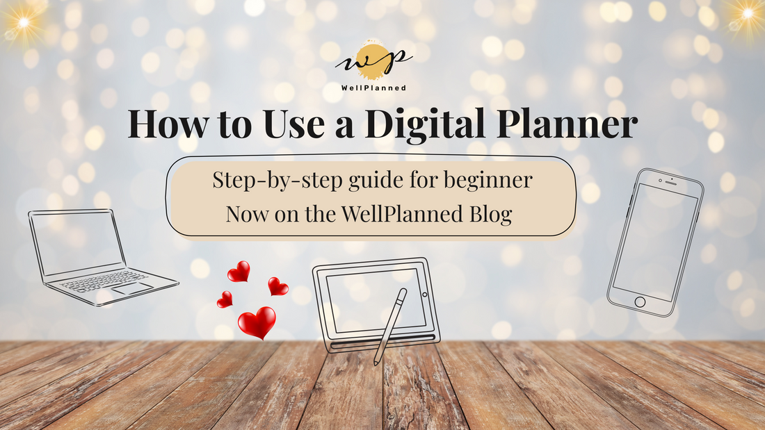 ✨ How to Use a Digital Planner: Easy Guide for Beginners