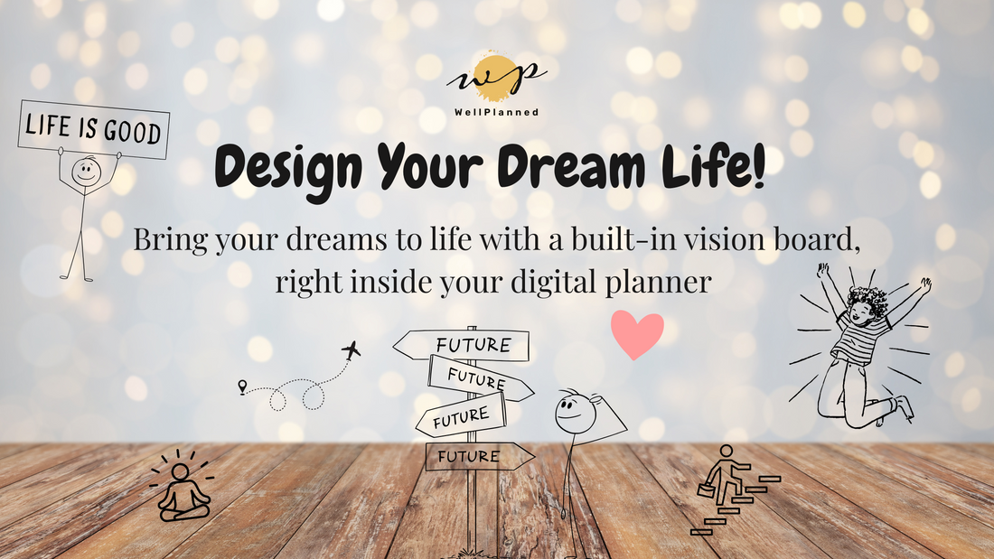 How to Create a Digital Vision Board That Inspires You Every Day (In Your Planner)