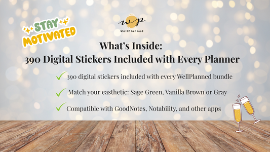 How Digital Planner Stickers Make Planning Fun, Beautiful, and Super Productive