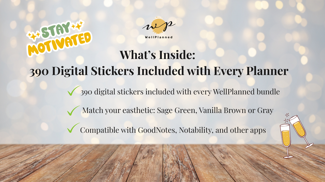 How Digital Planner Stickers Make Planning Fun, Beautiful, and Super Productive